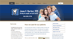 Desktop Screenshot of drjannbarber.com